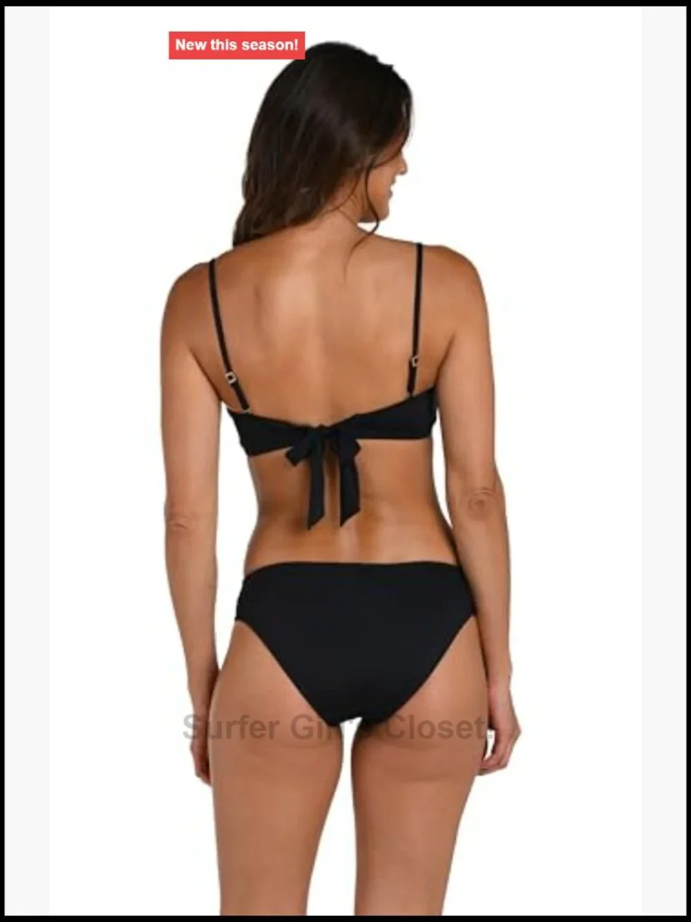 Bandeau Slider Swimsuit Top with Molded Cups